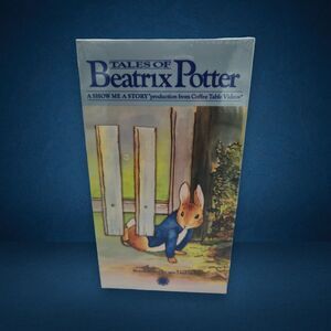1986 Retro Sealed Tales of Beatrix Potter VHS Show Me Story Coffee Table Videos